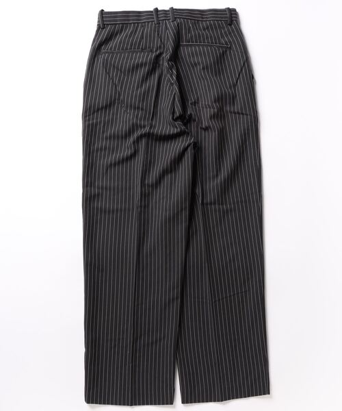 SPINNS(スピンズ)の「【サイズ展開あり・ユニセックスで着用可能】ストライプテーラードスラックスパンツ(スラックス・メンズ・ネイビー/ブラック・L/M/S)」の7枚目の写真