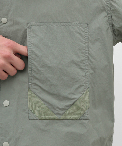 MOUNTAIN RESEARCH(マウンテンリサーチ)の「MOUNTAIN RESEARCH / マウンテンリサーチ Easy Shirt MTR3878(シャツ/ブラウス・メンズ・ブラック系その他/カーキ・MEDIUM/LARGE)」の11枚目の写真