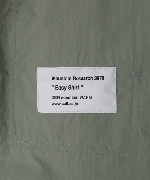 MOUNTAIN RESEARCH(マウンテンリサーチ)の「MOUNTAIN RESEARCH / マウンテンリサーチ Easy Shirt MTR3878(シャツ/ブラウス・メンズ・ブラック系その他/カーキ・MEDIUM/LARGE)」の15枚目の写真
