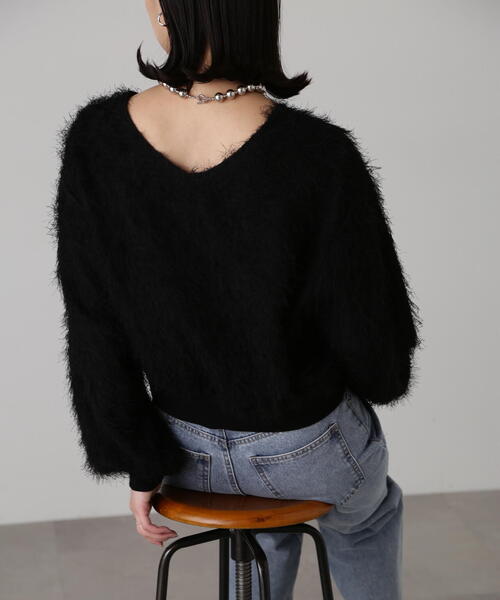 FREE'S MART(フリーズマート)の「ボリュームスリーブフェザーブラウス(シャツ/ブラウス・レディース・ホワイト/ブラック・FREE)」の19枚目の写真