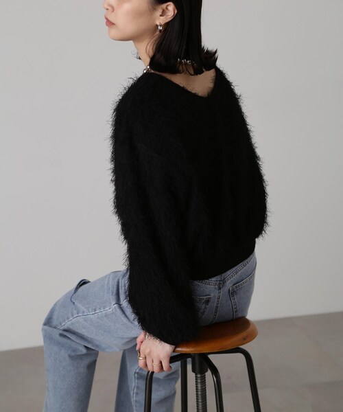 FREE'S MART(フリーズマート)の「ボリュームスリーブフェザーブラウス(シャツ/ブラウス・レディース・ホワイト/ブラック・FREE)」の20枚目の写真