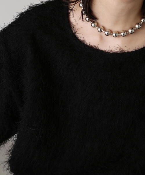 FREE'S MART(フリーズマート)の「ボリュームスリーブフェザーブラウス(シャツ/ブラウス・レディース・ホワイト/ブラック・FREE)」の21枚目の写真