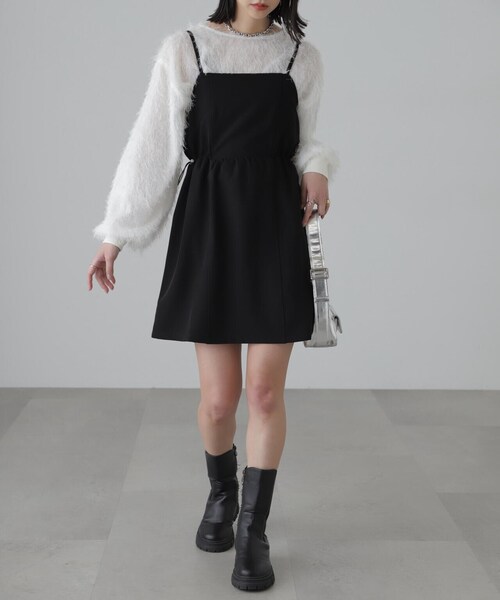 FREE'S MART(フリーズマート)の「ボリュームスリーブフェザーブラウス(シャツ/ブラウス・レディース・ホワイト/ブラック・FREE)」の11枚目の写真