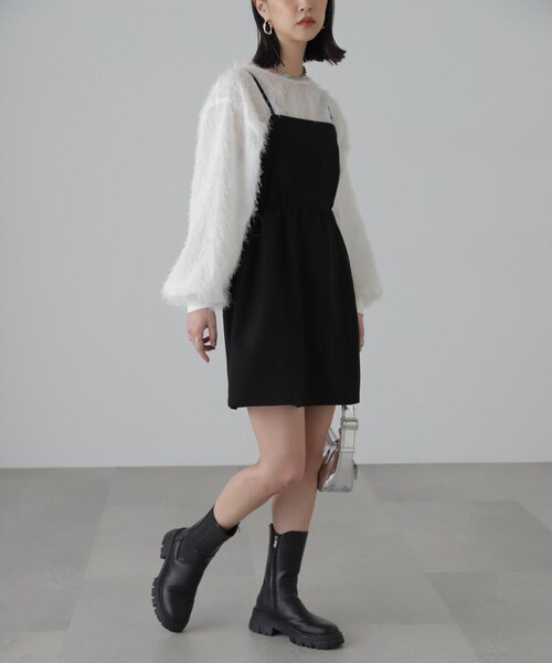 FREE'S MART(フリーズマート)の「ボリュームスリーブフェザーブラウス(シャツ/ブラウス・レディース・ホワイト/ブラック・FREE)」の12枚目の写真