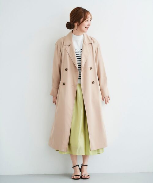 le.coeur blanc（ルクールブラン）の「キリカエギャザースカート（スカート・レディース・ライトグリーン/ダークグレー/ラベンダー・38）」の14枚目の写真