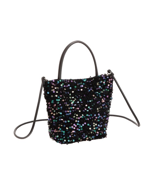 (税込) MARY QUANT（マリークワント）の「デイジーパッチスパンコール バッグ