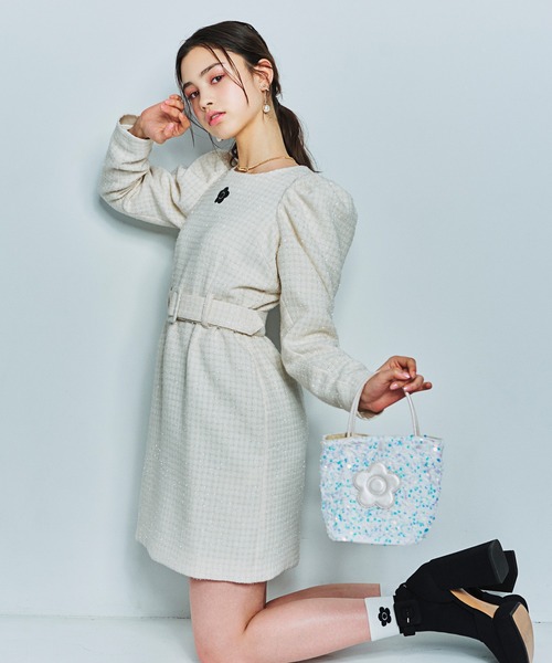 未使用　MARY QUANT デイジーパッチスパンコール 2WAYミニトート MARY QUANT デイジーパッチスパンコール 2WAYミニトート - メルカリ
