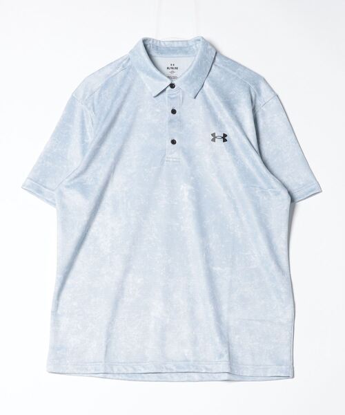 UNDER ARMOUR（アンダーアーマー）の「【別注】アンダーアーマー  UAプリント ポロ 限定コラボ（ポロシャツ・メンズ・ホワイト/ネイビー/ブラック・S/M/L/LL/3L）」の2枚目の写真