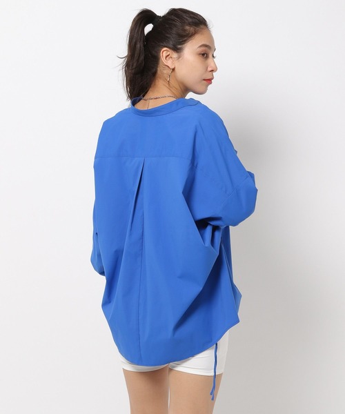 HEREIAM(ヘレイアム)の「【HEREIAM】撥水プリーツカフスシャツ(シャツ/ブラウス・レディース・ホワイト/ブルー/ブラック・FREE)」の6枚目の写真