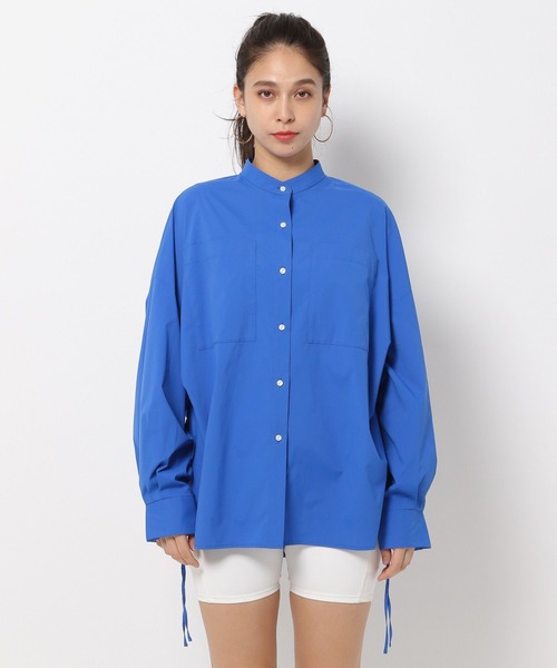 HEREIAM(ヘレイアム)の「【HEREIAM】撥水プリーツカフスシャツ(シャツ/ブラウス・レディース・ホワイト/ブルー/ブラック・FREE)」の10枚目の写真