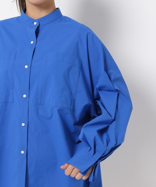 HEREIAM(ヘレイアム)の「【HEREIAM】撥水プリーツカフスシャツ(シャツ/ブラウス・レディース・ホワイト/ブルー/ブラック・FREE)」の14枚目の写真