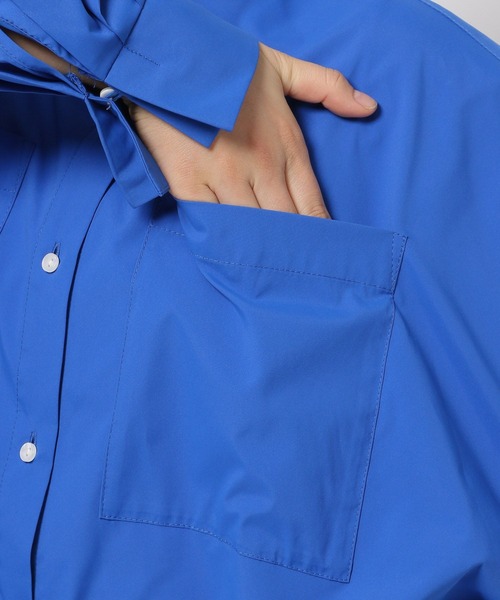 HEREIAM(ヘレイアム)の「【HEREIAM】撥水プリーツカフスシャツ(シャツ/ブラウス・レディース・ホワイト/ブルー/ブラック・FREE)」の15枚目の写真