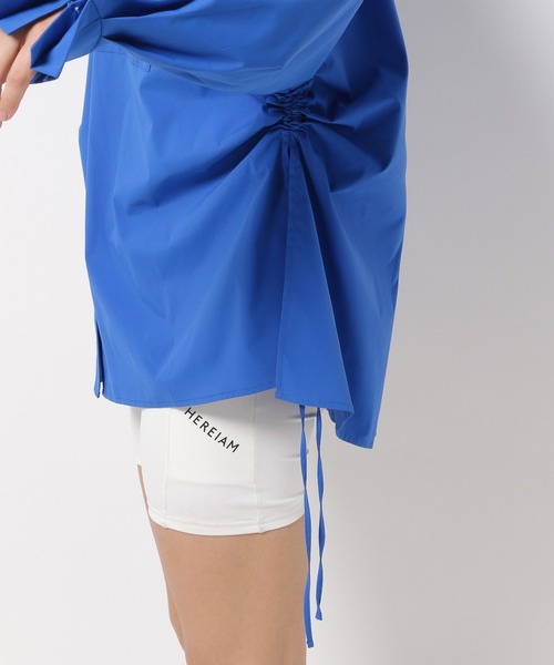 HEREIAM(ヘレイアム)の「【HEREIAM】撥水プリーツカフスシャツ(シャツ/ブラウス・レディース・ホワイト/ブルー/ブラック・FREE)」の18枚目の写真