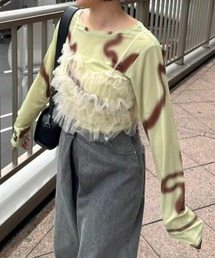 Kastane | 【2024SSカタログ掲載】スプレーシアートップス(Tシャツ/カットソー)