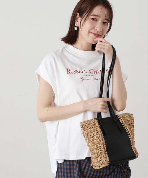 N.（N. Natural Beauty Basic）（エヌエヌナチュラルビューティーベーシック）の「◆ペーパーコンビショルダーバッグ（ショルダーバッグ・レディース・ブラウン/ブラック・FREE）」の5枚目の写真