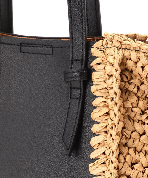 N.（N. Natural Beauty Basic）（エヌエヌナチュラルビューティーベーシック）の「◆ペーパーコンビショルダーバッグ（ショルダーバッグ・レディース・ブラウン/ブラック・FREE）」の14枚目の写真