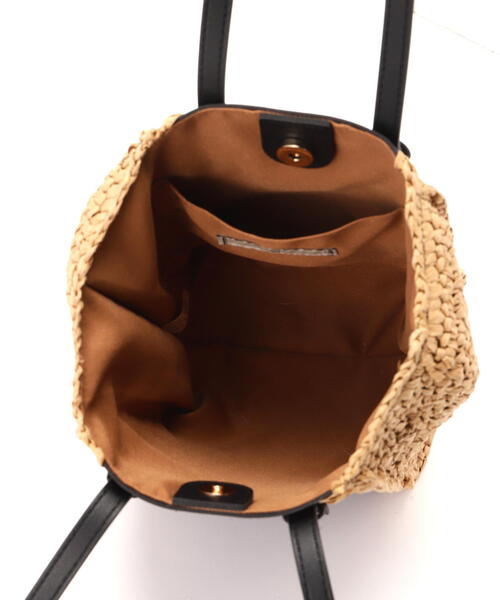 N.（N. Natural Beauty Basic）（エヌエヌナチュラルビューティーベーシック）の「◆ペーパーコンビショルダーバッグ（ショルダーバッグ・レディース・ブラウン/ブラック・FREE）」の19枚目の写真