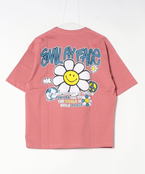 セール】SMILEY FACE オーバーサイズ ヘビーウエイト半袖Tシャツ