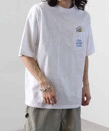 SMILEY FACE オーバーサイズ ヘビーウエイト半袖Tシャツ