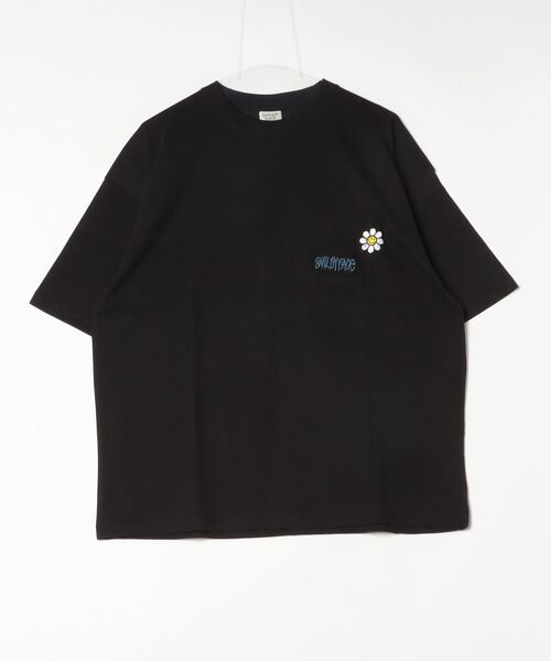 セール】SMILEY FACE オーバーサイズ ヘビーウエイト半袖Tシャツ セール】SMILEY FACE オーバーサイズ ヘビーウエイト半袖Tシャツ