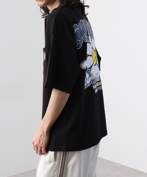 セール】SMILEY FACE オーバーサイズ ヘビーウエイト半袖Tシャツ セール】SMILEY FACE オーバーサイズ ヘビーウエイト半袖Tシャツ