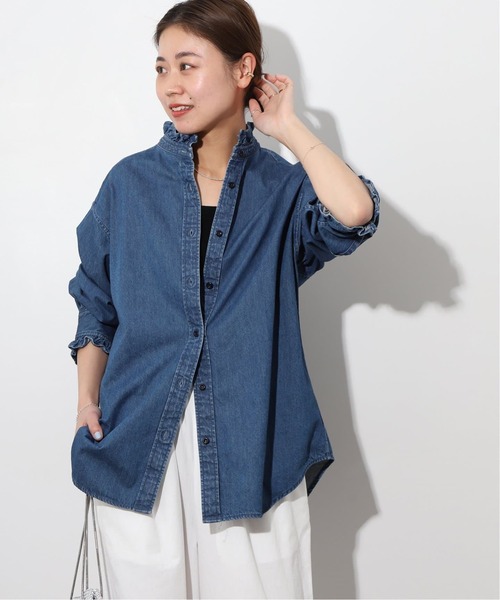 追加9》デニムフリルブラウス（シャツ/ブラウス）｜JOURNAL STANDARD
