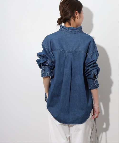 追加9》デニムフリルブラウス（シャツ/ブラウス）｜JOURNAL