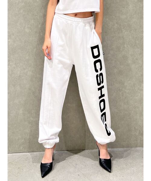 DC(ディーシー)の「GYDA×DC ロゴスウェットパンツ(スウェットパンツ・レディース・イエロー/オフホワイト/ブラック・FREE)」の2枚目の写真