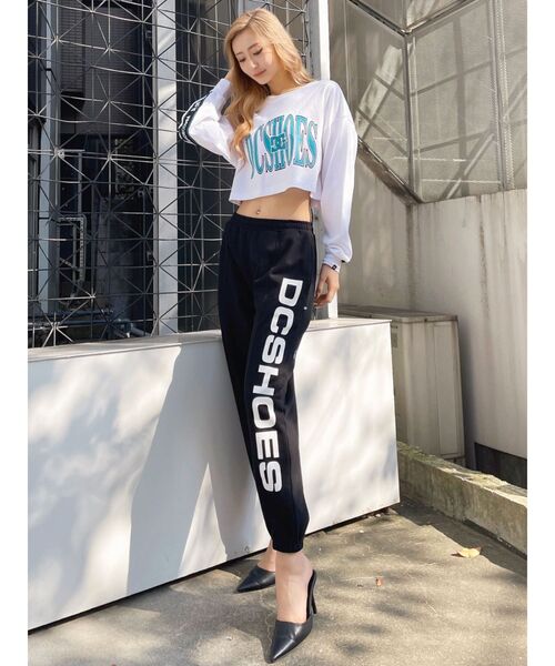 DC(ディーシー)の「GYDA×DC ロゴスウェットパンツ(スウェットパンツ・レディース・イエロー/オフホワイト/ブラック・FREE)」の10枚目の写真