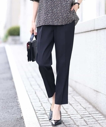 テーパードシルエットプルオンパンツ/洗える