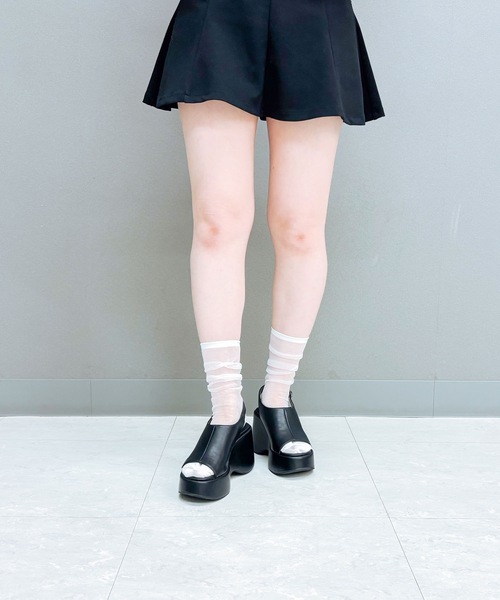 EVOL(イーボル)の「【EVOL】厚底ウエッジサンダル IW5403(サンダル・レディース・ブラック/アイボリー・S/M/L)」の20枚目の写真