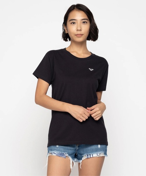 ROXY（ロキシー）の「HERITAGE LOGOS/ロキシー半袖バックプリントロゴTシャツ（Tシャツ/カットソー・レディース・グレー/ブラック/ホワイト/ブラウン・LARGE/MEDIUM/SMALL）」の21枚目の写真