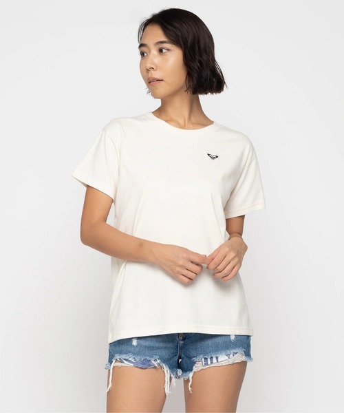 ROXY（ロキシー）の「HERITAGE LOGOS/ロキシー半袖バックプリントロゴTシャツ（Tシャツ/カットソー・レディース・グレー/ブラック/ホワイト/ブラウン・LARGE/MEDIUM/SMALL）」の15枚目の写真