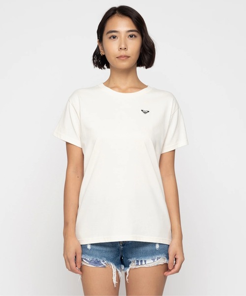 ROXY（ロキシー）の「HERITAGE LOGOS/ロキシー半袖バックプリントロゴTシャツ（Tシャツ/カットソー・レディース・グレー/ブラック/ホワイト/ブラウン・LARGE/MEDIUM/SMALL）」の18枚目の写真