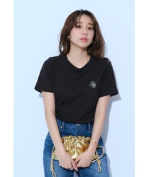 JUSGLITTY（ジャスグリッティー）の「ポイント刺繍Tシャツ（T