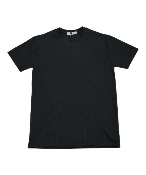 Chikashitsu +（チカシツプラス）の「【Chikashitsu +】compact stitch rib t-shirt / 【チカシツプラス】コンパクトステッチリブ半袖Tシャツ（Tシャツ/カットソー・メンズ・ホワイト/チャコール/ブラック・ONE SIZE）」の20枚目の写真