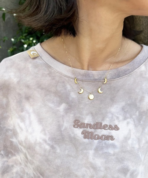 sandlessmoon（サンドレスムーン）の「タイダイセットアップ（Tシャツ/カットソー・レディース・ベージュ/ピンク・FREE）」の9枚目の写真