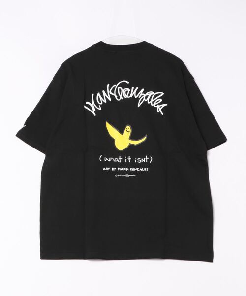 （What it isNt）ART BY MARKGONZALES（ワットイットイズント）の「【 （What it isNt）ART BY MARKGONZALES / (ワットイットイズント) アートバイ マークゴンザレス 】 GONZ Tee ( RELAX FIT )（Tシャツ/カットソー・メンズ・ブラック/ホワイト・XL/L/M）」の9枚目の写真