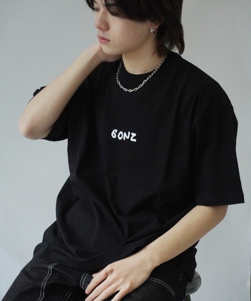 （What it isNt）ART BY MARKGONZALES（ワットイットイズント）の「【 （What it isNt）ART BY MARKGONZALES / (ワットイットイズント) アートバイ マークゴンザレス 】 GONZ Tee ( RELAX FIT )（Tシャツ/カットソー・メンズ・ブラック/ホワイト・XL/L/M）」の8枚目の写真