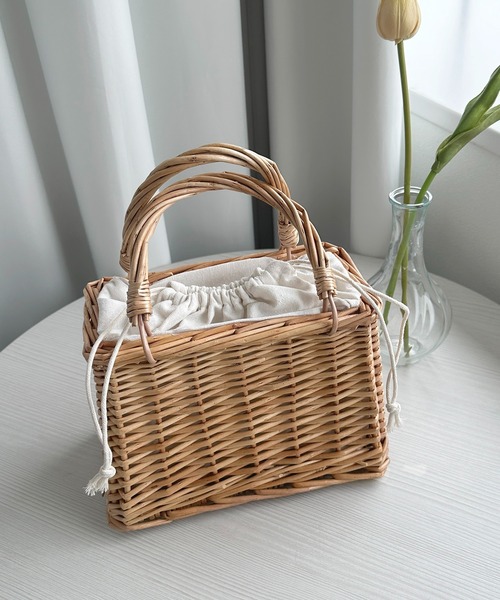 apres jour（アプレジュール）の「【apres jour×ARIAZ】パール付きかごバッグ（かごバッグ・レディース・その他・FREE）」の3枚目の写真