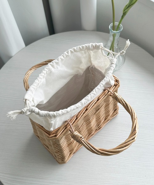 apres jour（アプレジュール）の「【apres jour×ARIAZ】パール付きかごバッグ（かごバッグ・レディース・その他・FREE）」の4枚目の写真