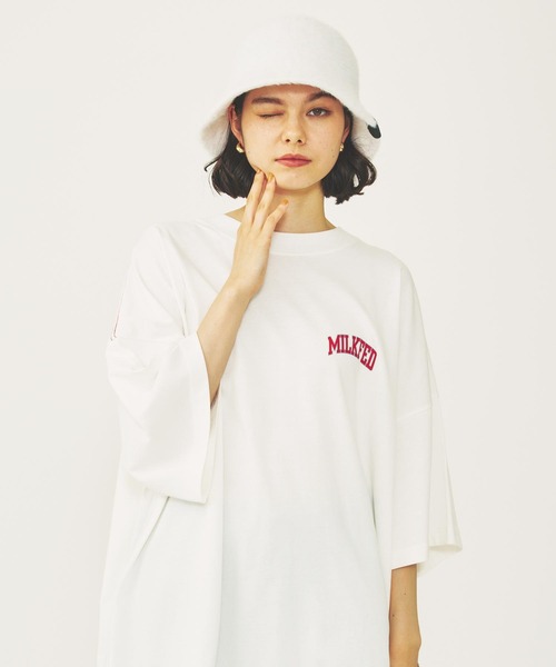 MILKFED.(ミルクフェド)の「FUR BELL HAT(ハット・レディース・ブラック/ホワイト/ブラウン・ONE SIZE)」の2枚目の写真