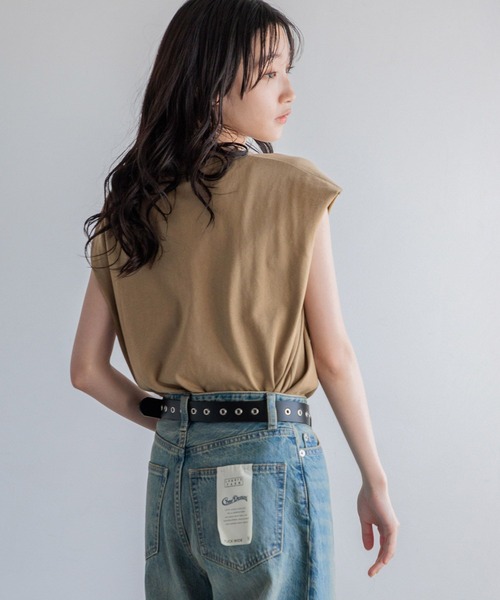 LOWRYS FARM（ローリーズファーム）の「プリントロゴＮＳ 115246（Tシャツ/カットソー・レディース・ブラウン/ホワイト/ブラック/その他・FREE）」の8枚目の写真