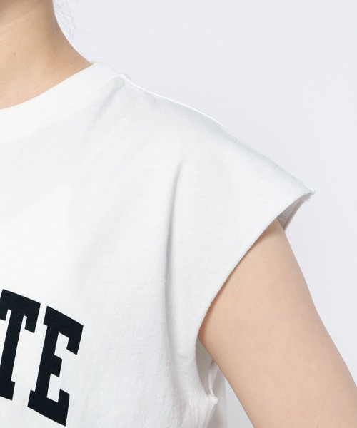 LOWRYS FARM（ローリーズファーム）の「プリントロゴＮＳ 115246（Tシャツ/カットソー・レディース・ブラウン/ホワイト/ブラック/その他・FREE）」の19枚目の写真