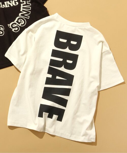 BREEZE(ブリーズ)の「【WEB限定】6色6柄ロゴTシャツ(Tシャツ/カットソー・キッズ・ブラック/オフホワイト/グリーン/ネイビー/オレンジ/ベージュ・80/90/120/130/110/100/140/150)」の2枚目の写真