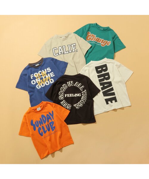 BREEZE(ブリーズ)の「【WEB限定】6色6柄ロゴTシャツ(Tシャツ/カットソー・キッズ・ブラック/オフホワイト/グリーン/ネイビー/オレンジ/ベージュ・80/90/120/130/110/100/140/150)」の20枚目の写真