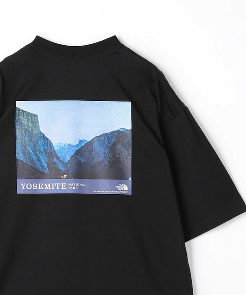 THE NORTH FACE(ザノースフェイス)の「<THE NORTH FACE> ヨセミテ シーナリー Tシャツ(Tシャツ/カットソー・メンズ・ホワイト/ブラック・M/L/XL)」の2枚目の写真