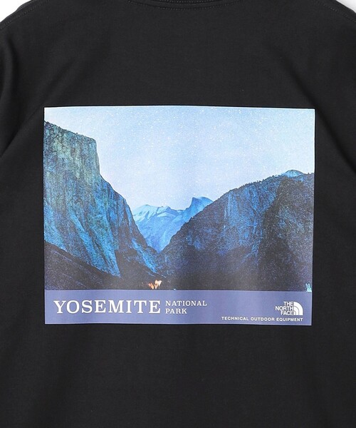 THE NORTH FACE(ザノースフェイス)の「<THE NORTH FACE> ヨセミテ シーナリー Tシャツ(Tシャツ/カットソー・メンズ・ホワイト/ブラック・M/L/XL)」の6枚目の写真