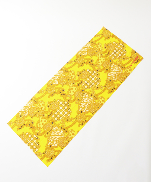 rajabrooke（ラジャブルック）の「【rajabrooke / ラジャブルック】WISM 別注 Asian Batik Tenugui（バンダナ/スカーフ・メンズ・イエロー・FREE）」の5枚目の写真