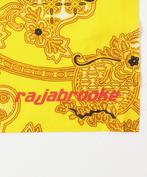 rajabrooke（ラジャブルック）の「【rajabrooke / ラジャブルック】WISM 別注 Asian Batik Tenugui（バンダナ/スカーフ・メンズ・イエロー・FREE）」の4枚目の写真